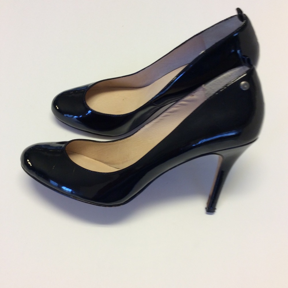 Diesel Black Patent Leather Pump Heels